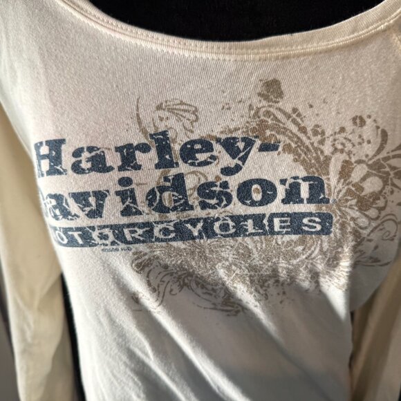 Harley Davidson Shirt Large Women’s Long Sleeve - Picture 2 of 6